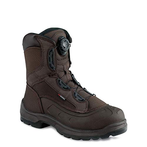 Red Wing 3240 - Botas de Seguridad para Hombre (Impermeables, 20,3 cm, no metálicas), Color marrón, Color Marrón, Talla 41.5 EU