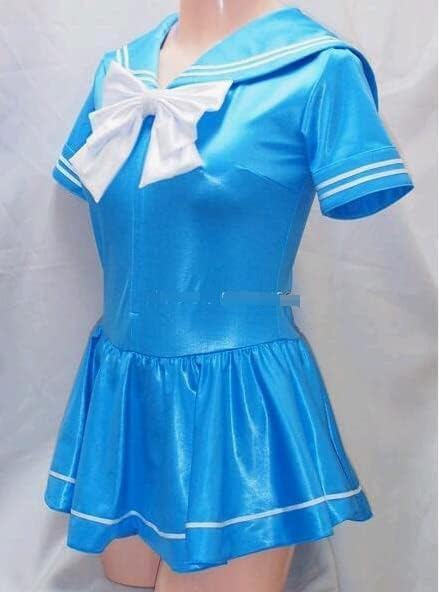 コスプレ/セーラーレオタード/ピンク ストア スーパーウェット ライン入り 半袖 セーラーレオタード 「桜时 スーパーウェット ライン入り 半袖 セーラーレオタード 「桜时❀製」コスプレ衣装 (男性S)