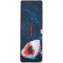 LEUS Golf ECO Towel Quick-Drying Recycled Microfiber Cloth with Center Slit for Hanging Over Clubs Great White 39" x 14"