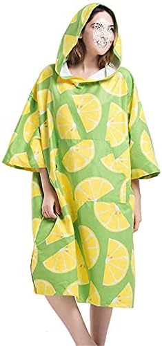 Wanqppsビーチタオルサーフィン ポンチョビーチダイビングマントタオルポンチョサーフダブルローブ防風暖かいポータブル速乾性サーフ スイムとビーチ用の交換可能な服ポンチョ タオル 爆売りセール開催中