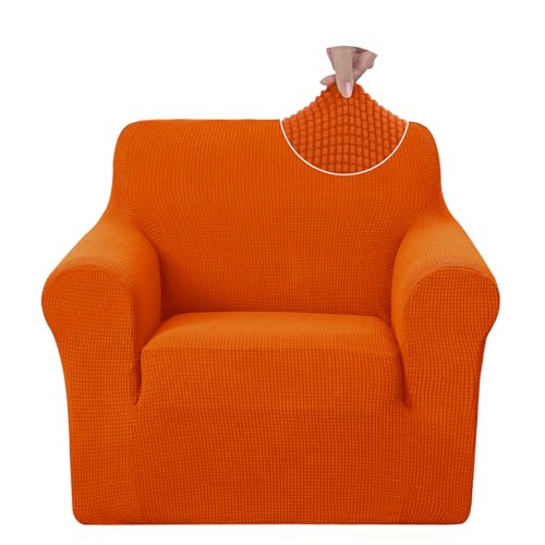 Fundas elásticas para sillas reclinables ajustables protector de sofá naranja 2