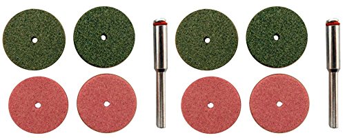 DYNAMIC (2 Pack) 5 Pc. Grinding Stone Wheel Set | Silicon Carbide & Aluminium Oxide | 1/8