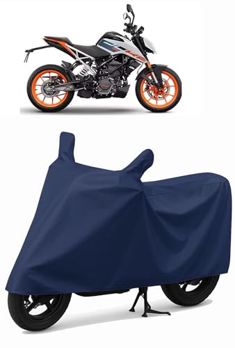 Image of CoverRide Heavy Duty Waterproof Scooty & Bike Cover for KTM Duke 125 - UV Resistant, Dustproof & Rain Protection, All-Weather Outdoor Cover for Bikes & Scooty with Buckle Straps