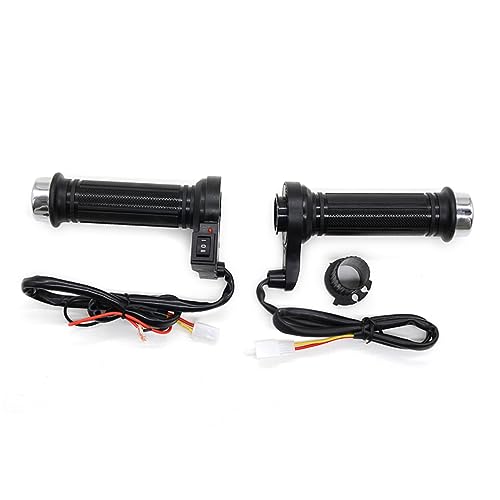 PartyKindom Mango Calefactor Para Moto De Puños Calefactables Eléctricos Para Manillar De Motocicleta Invierno