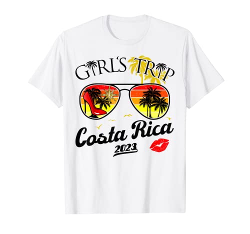 Costa Rica Girls Trip 2023 para mujer, fin de semana, escuadrón de cumpleaños Camiseta