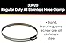 Pro Tie 33020 SAE Size 88 Range 5-1/16-Inch-6-Inch Regular Duty All Stainless Hose Clamp, 10-Pack