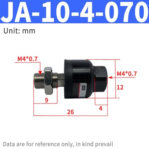 Joint flottant pivotant JA6 pour aligner un cylindre d'air