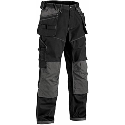Blaklader 196011459900D104 Craftman Trousers, Size 38/30, Black