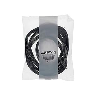 Smeg Main Oven Rubber Door Seal Gasket 754132057 (4 sides, 5 clips 440 x 360mm) – Fit List B Black 754131666