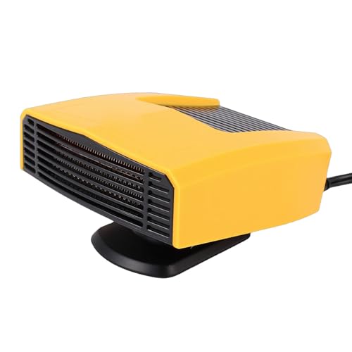 Yechiry Batteriebetriebene Heizung, Leise, um 360 Grad Drehbare Autoheizung, 2-Gang-Windschutzscheiben-Defroster-Defogger, Geeignet für BL1815 BL1820 BL1530-Batterie