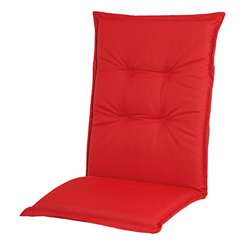 Preisvergleich Produktbild Adlatus-Kühnemuth - Gartenstuhlauflage - Polsterauflage - Sitzauflage - Classic Dessin 101, Farbe: rot (Mittellehner Auflage 110 Gesamtlängex50 cm Breite)