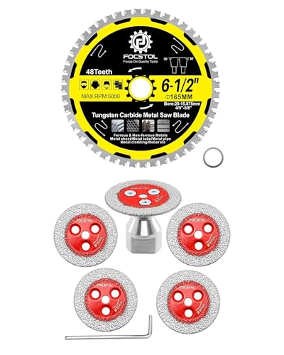 Disque a Tronconner Carrelage 50mm et Lame Scie Circulaire 165mm