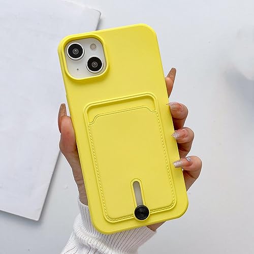 Coque silicone iPhone 13 Pro Max avec fente carte pour des sorties légères