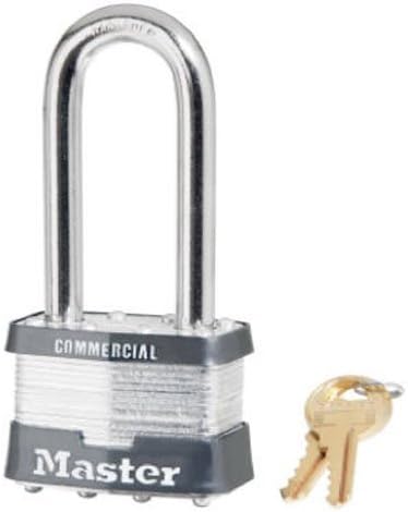 MASTERLOCK CO 5KALJ-A214 2", Laminated Padlock, with 2-1/2" Long Shackle