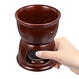 Caisson à fondue au fromage en céramique – résistant aux hautes températures, ne se fissure pas facilement ; mug à fondre le chocolat en céramique