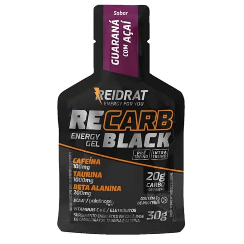 Reidrat Recarb Energy Gel Black Pro Beta - 1 Sachê 30G Guaraná Com Açaí -