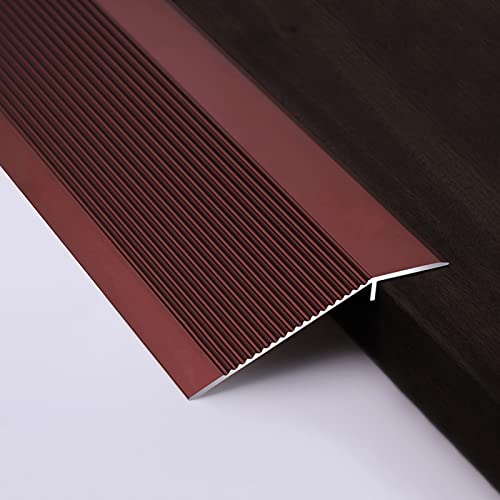 Perfil de aluminio para suelo laminado y transición de umbral de puerta con desnivel