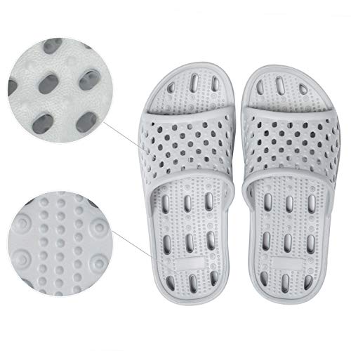 Image of WOTTE Shower Sandals Women Quick Drying Bath Slippers Non Slip Dorm Shoes