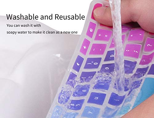 Keyboard Cover For Samsung Galaxy Chromebook Go 14" /Chromebook 4 3 2 Xe310Xba Xe500C13 Xe501C13 Xe500C12 11.6"/ Chromebook 4 15.6" Xe350Xba /Chromebook Plus V2 Xe520Qab Xe521Qab 12.2 -Rainbow #TOP7