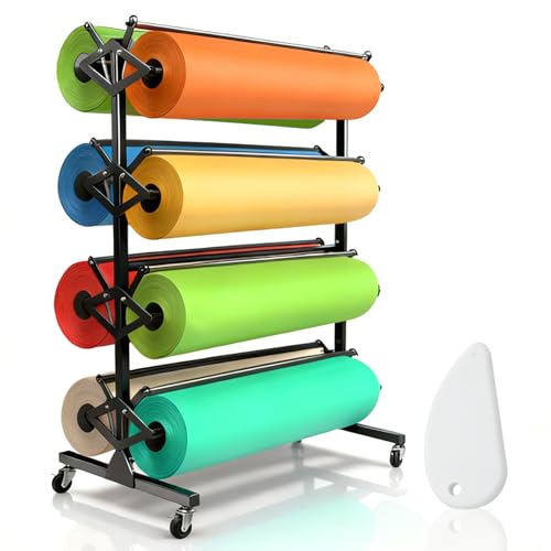 Large Paper Roll Dispenser Holder, Butcher Paper Roll Dispenser Rack