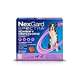 Top 10 Melhores Vermífugo Para Cão para comprar em 2025 20 NexGard Spectra Antipulgas e Carrapatos e Vermífugo para Cães de 15,1 a 30kg - 1 tablete