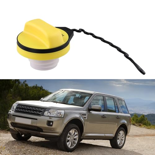 Tapa de combustible LR034129 en ABS amarillo para Land Rover Freelander 2 4