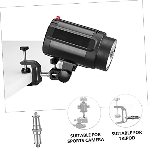 Adaptador de tornillo 1/4 a 3/8 Uonlytech de hierro para trípode de cámara 5