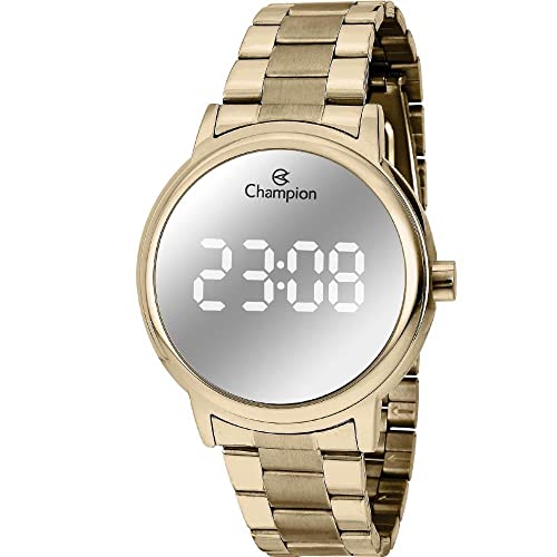 Relógio Champion Feminino Digital Dourado CH40115B