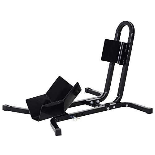HOMCOM Metal Wheel Chock Stand for Motorbike
