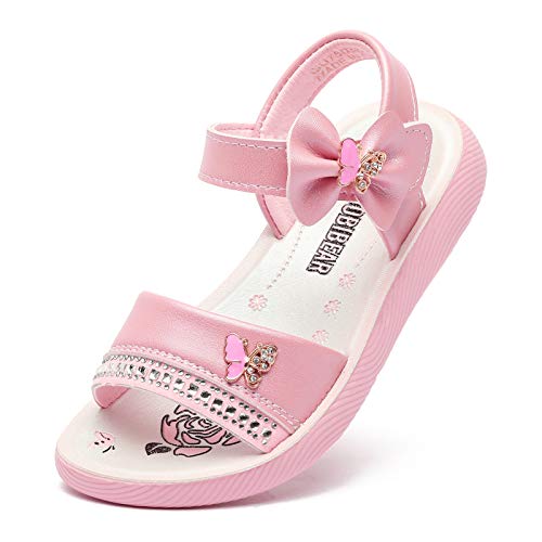 Girls Open Toe Bowtie Flats Summer Cute Princess Sandals