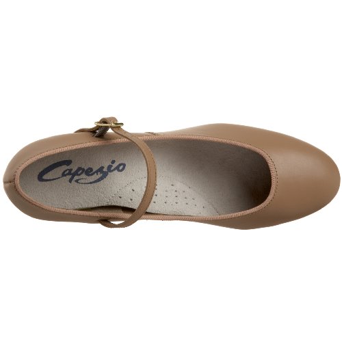 Capezio Womens Jr. Footlight Tap Shoe, Caramel, 9.5 W Us #TOP4