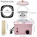 Portable Pink Wax Warmer with Adjustable Temperature and Wax Sticks for Painless Hair Removal for Women and Men