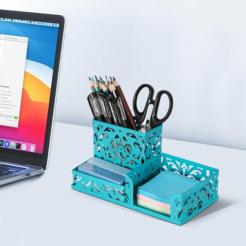 Organisateur de bureau à compartiments pour ranger crayons et courriers - 8