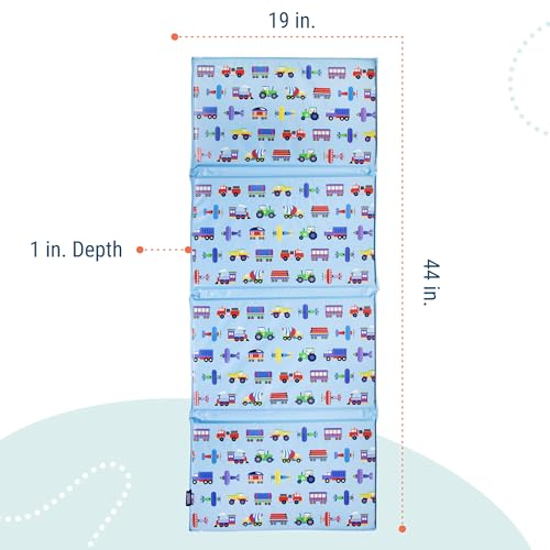 Image of Wildkin Kids Vinyl Nap Mat for Boys - Foldable Toddler Sleep Mat for Daycare, Preschool, Kindergarten & Travel, Durable & Easy to Clean, Ages 3-7, Machine Washable