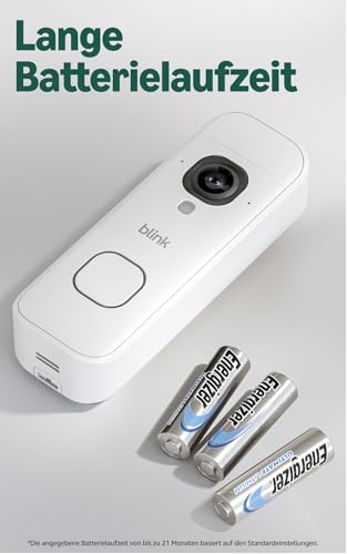 Blink Videotürklingel 2K+ (Batterie, neueste Gen.) | Kopf-bis-Fuß-Aufnahme | 2K | IP65 | Lange Batterielaufzeit | Einfache Einrichtung… – Ansicht 5