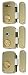 LINCE 3017140 Cerradura 5056B-BO/ 60 Derecha, Oro
