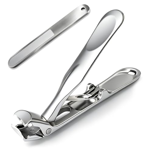 Coupe-ongles d'orteils épais pour seniors : fini la douleur avec le long manche