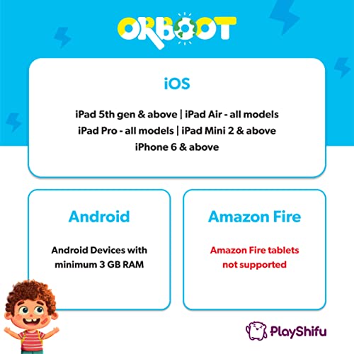 Playshifu Interactive Science Kit - Orboot Mars (Globe + App) Explore Planet Mars | Educational Toys | Solar System Space Toys, Stem Toy & Gift For Kids Ages 6-12 Years (Works With Mobiles/Tabs) #TOP5