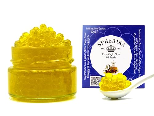 Esferas de aceite de oliva virgen extra