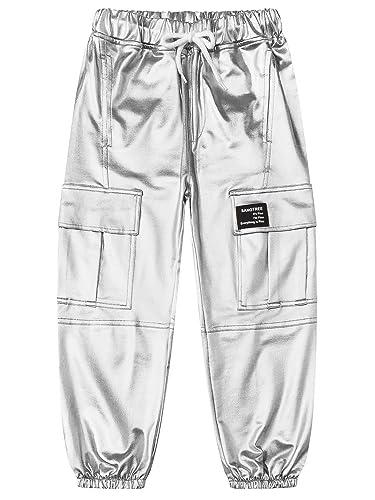 Image of SANGTREE Girls & Womens Drawstring Cargo Jogger Pants,3 Years - Women 3XL