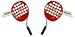 MasGemelos - Gemelos Raqueta de Padel Roja Cufflinks