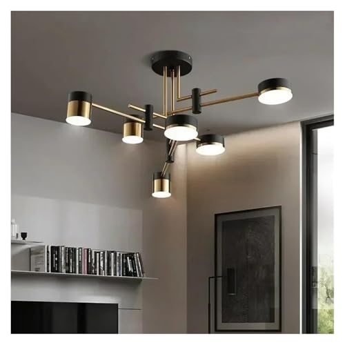 Lumières LED suspendues 6 heads pour éclairage cuisine et séjour chic