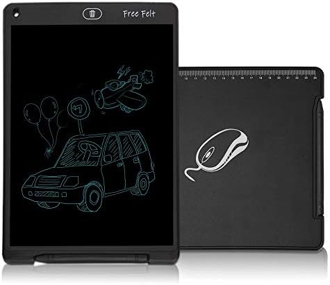 Message Board,FreeFelt LCD Writing Tablet,12Inch Large Screen Writing Tablet for Business,Home Message Board,Kid (Black)
