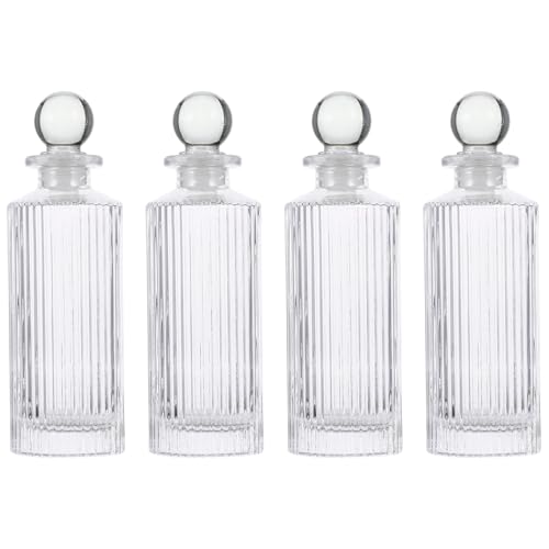 Botellas difusoras de aroma con diseño clásico y sólido de cristal transparente 2