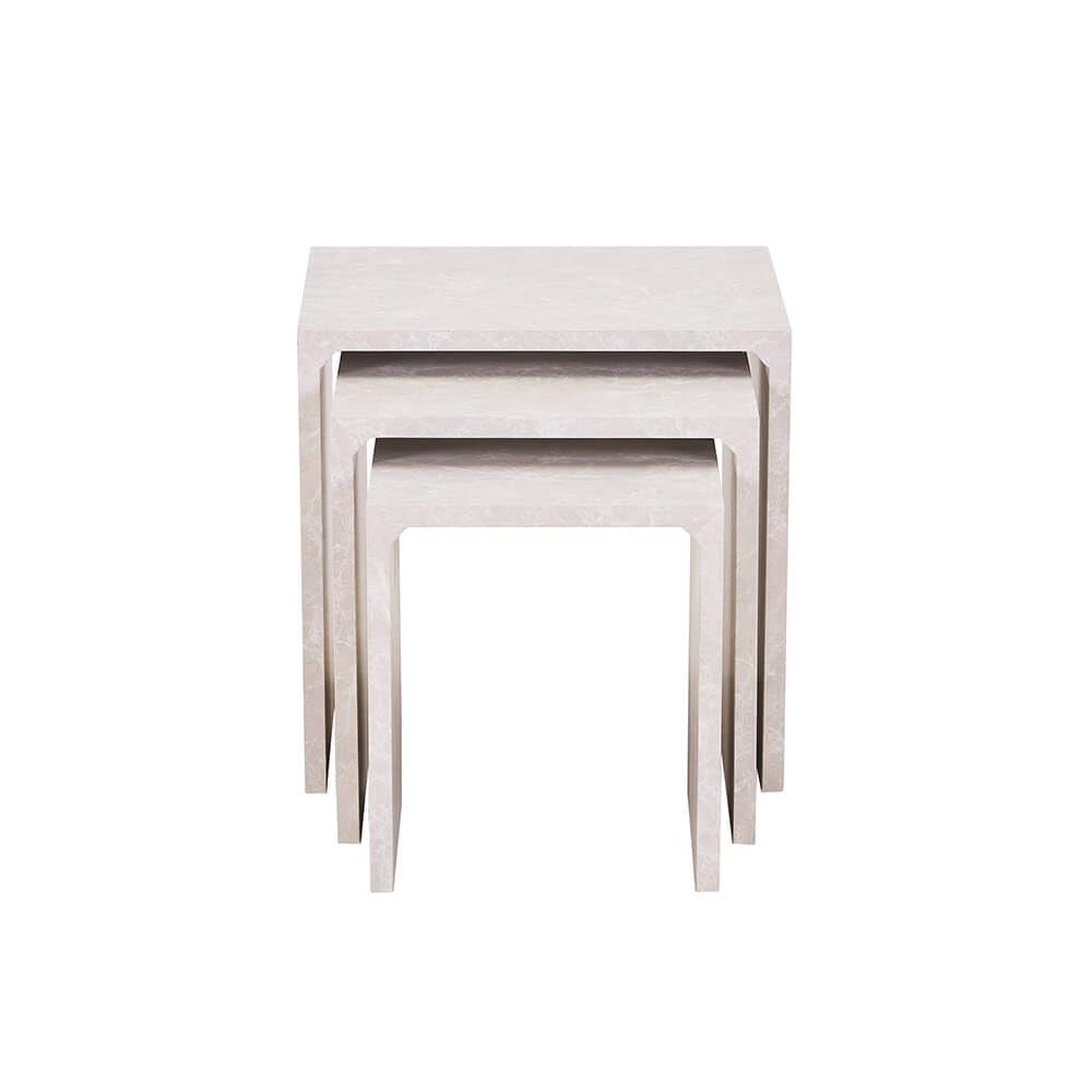 Home Deluxe Couchtisch Beistelltisch 3er Set IRIMA|Sofatisch, Wohnzimmertisch, Satztisch