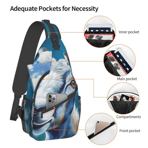 Mochila deportiva tipo sling negra para ciclismo y senderismo miniatura 3