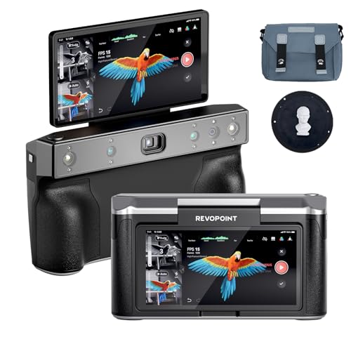 Revopoint MIRACO PRO Scanner 3D portable pour imprimantes 3D, précision 0,02 mm, scanner 3D 32 Go RAM avec écran rabattable à 180°, numérisation rapide à 15 ips pour numériser des objets grands petits 9 Revopoint MIRACO PRO Scanner 3D portable pour imprimantes 3D, précision 0,02 mm, scanner 3D 32 Go RAM avec écran rabattable à 180°, numérisation rapide à 15 ips pour numériser des objets grands petits