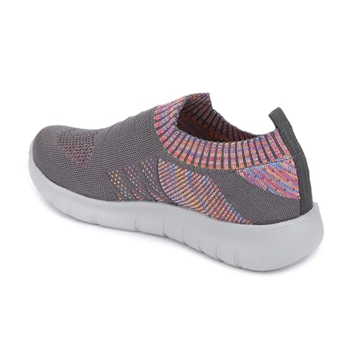 Image of Marc Loire Women's Lightweight Athleisure Knitted Active Wear Slip-On Sneaker Shoes for Sports, Athletics and Walking