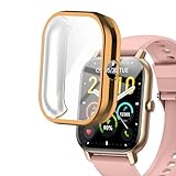 smaate Watch Cases compatible with Nerunsa P66D 1.85” Smart Watch, TPU Case...