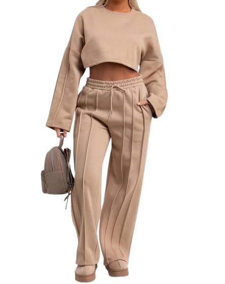 Survêtement coutures pour femme : ensemble sport et homewear ajusté